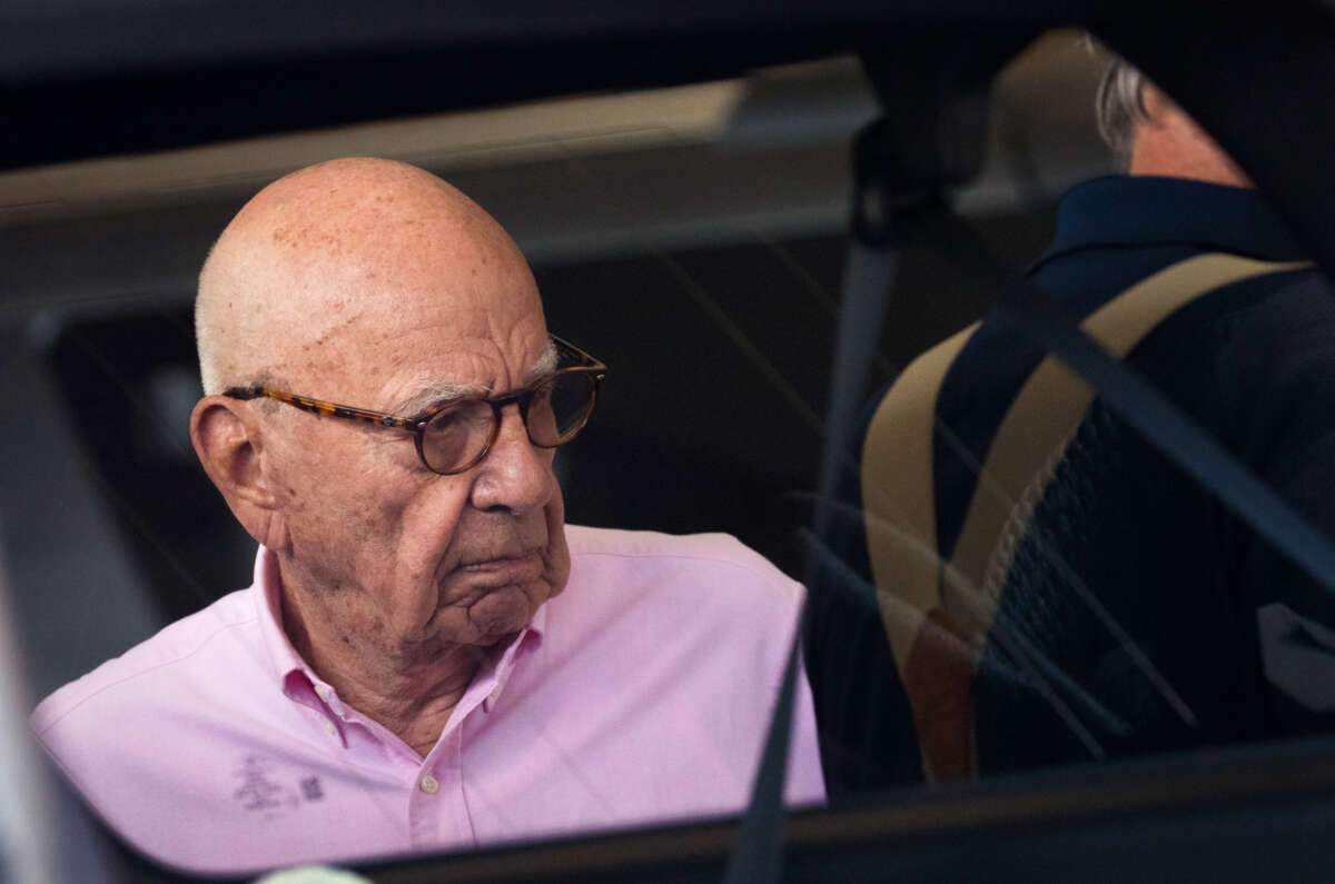 Rupert Murdoch, chairman of News Corp and co-chairman of 21st Century Fox, arrives at the Sun Valley Resort of the annual Allen & Company Sun Valley Conference July 10, 2018, in Sun Valley, Idaho.