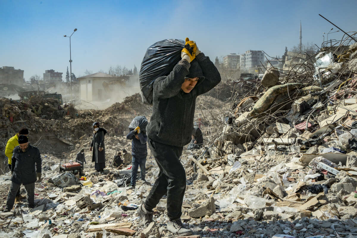 Aftermath Of A Massive Earthquake in Kahramanmarash, Turkey