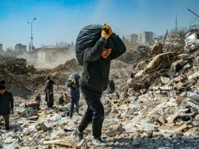 Aftermath Of A Massive Earthquake in Kahramanmarash, Turkey