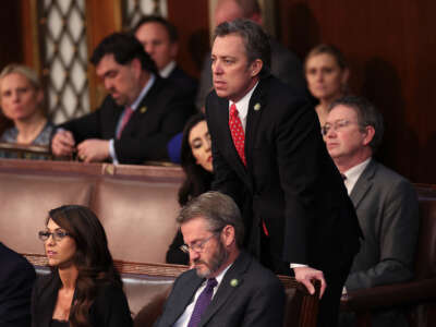 Rep. Andy Ogles casts his vote in the House Chamber during the fourth day of elections for Speaker of the House at the U.S. Capitol Building in Washington, D.C. on January 6, 2023.