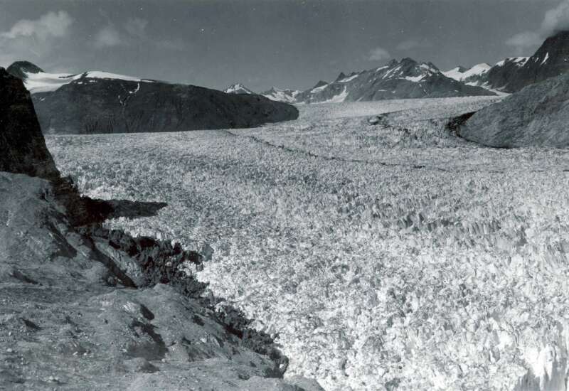 Muir Glacier, Glacier Bay Alaska, taken in 1941