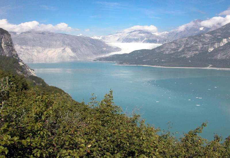 Muir Glacier, Glacier Bay, Alaska taken in 2004