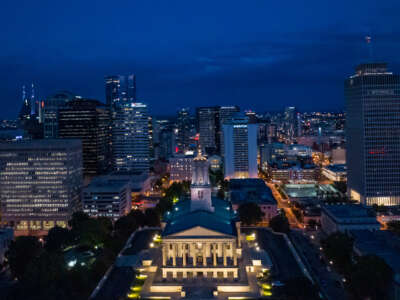The Tennessee State Capitol is pictured in Nashville, Tennessee.