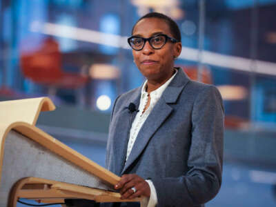 Claudine Gay speaks after being appointed Harvard University's next president and the first Black leader in the history of the nation's oldest college.