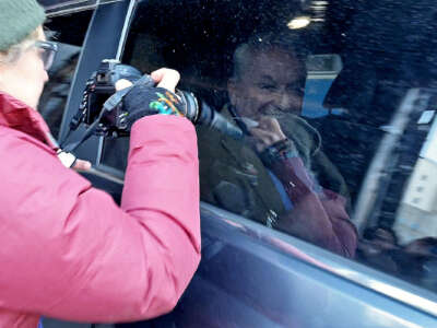 Attorney Robert Costello is seen leaving the office of Manhattan District Attorney Alvin L. Bragg in New York City, New York, on March 20, 2023.