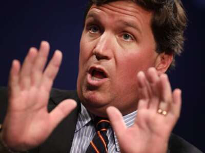 Fox News Host Tucker Carlson Appears At National Review Ideas Summit