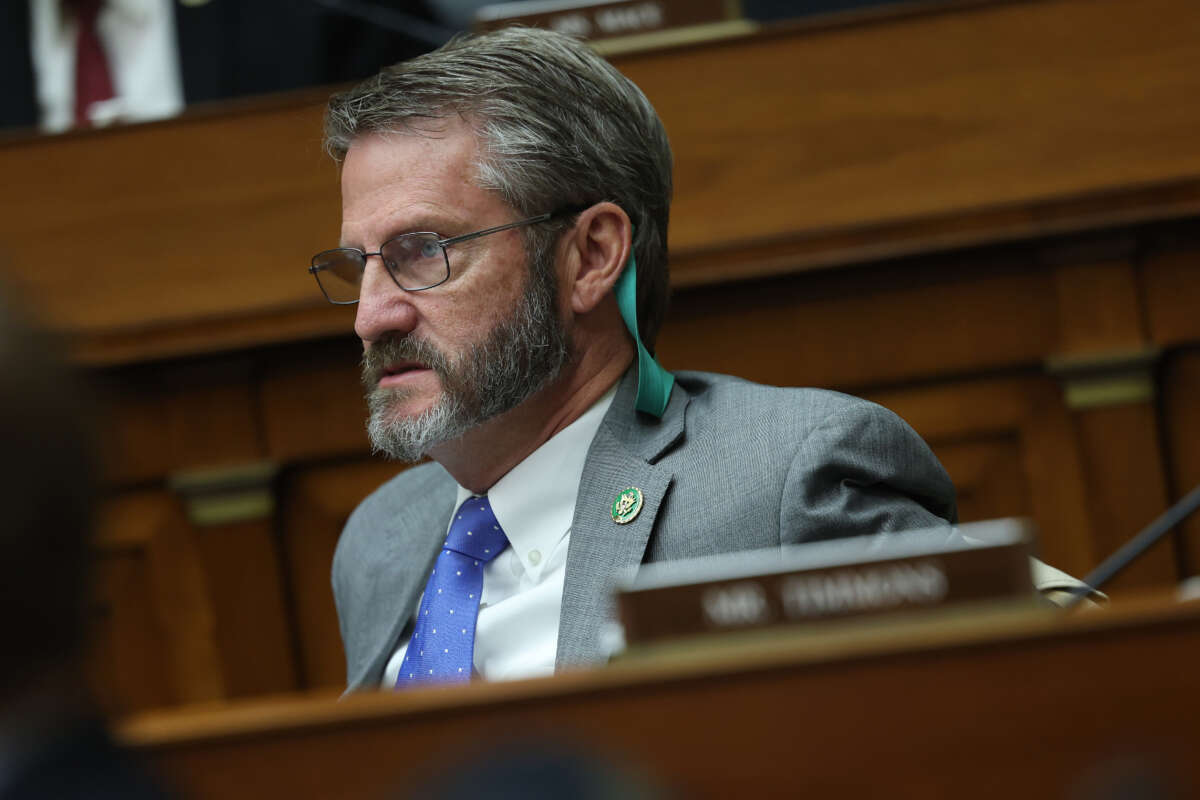 Rep. Tim Burchett participates in a meeting of the House Oversight and Reform Committee in the Rayburn House Office Building on January 31, 2023, in Washington, D.C.