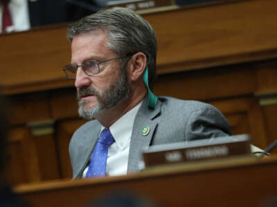 Rep. Tim Burchett participates in a meeting of the House Oversight and Reform Committee in the Rayburn House Office Building on January 31, 2023, in Washington, D.C.