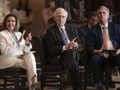 Nancy Pelosi, Mitch McConnell and Kevin McCarthy