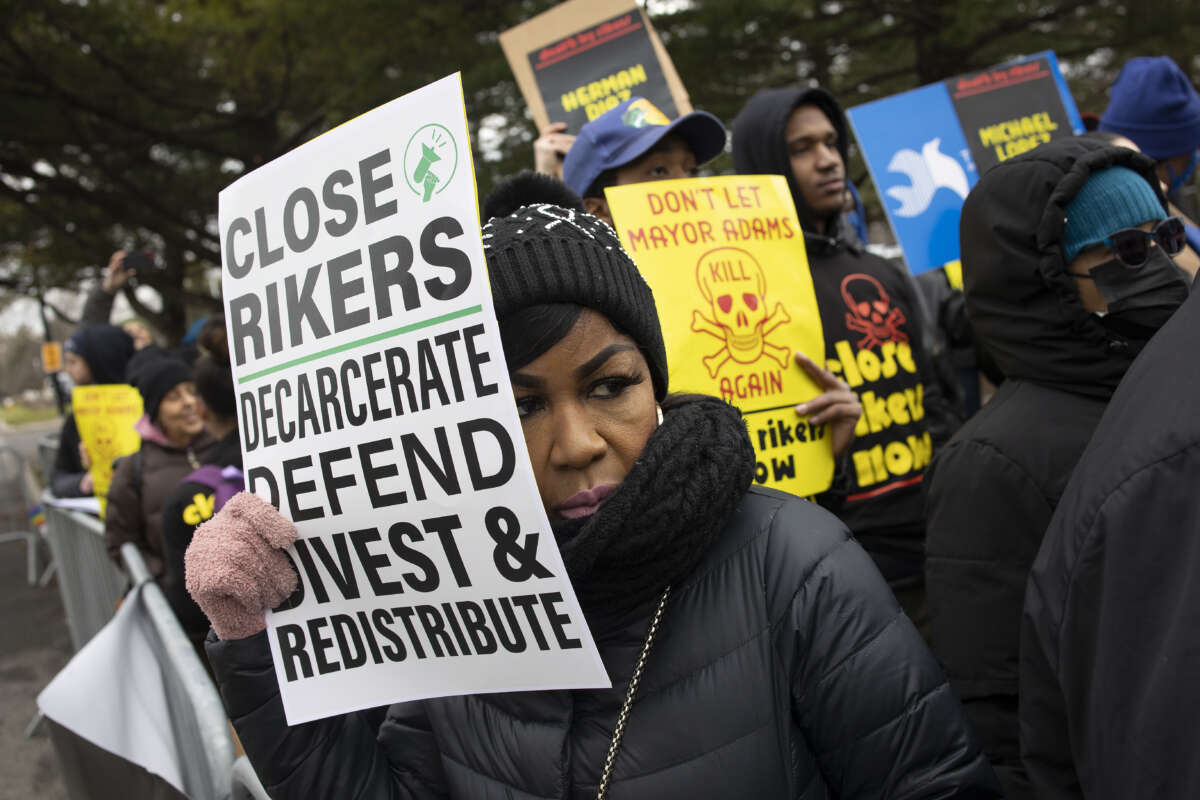 Rally to shut down Rikers Island