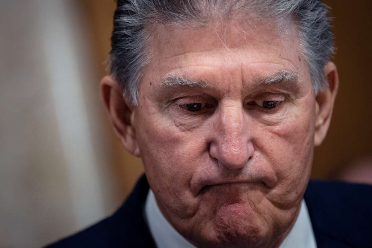 Joe Manchin pouts