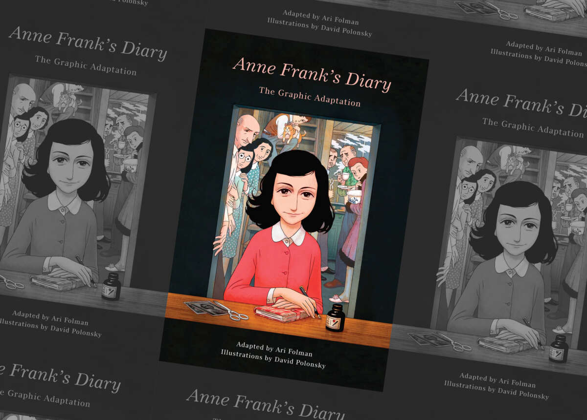 Cover to Anne Frank's Diary: The Graphic Adaptation.