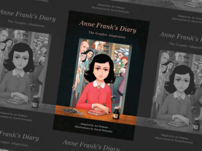 Cover to Anne Frank's Diary: The Graphic Adaptation.