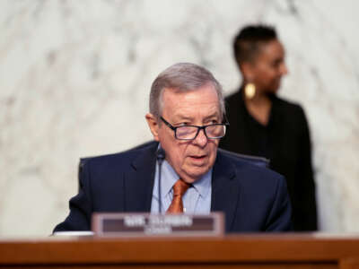 Dick Durbin participates in a hearing