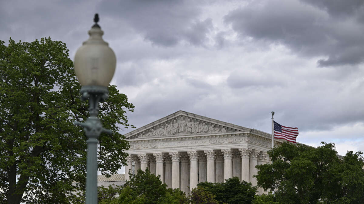 The Supreme Court of the United States building is seen in Washington, D.C., on May 3, 2023.