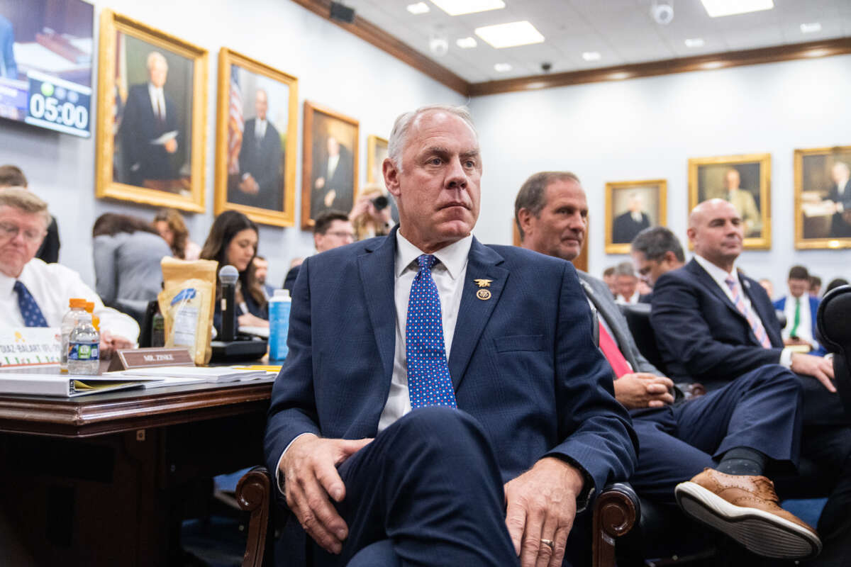 Rep. Ryan Zinke attends a House Appropriations Committee meeting in Rayburn Building on June 14, 2023.