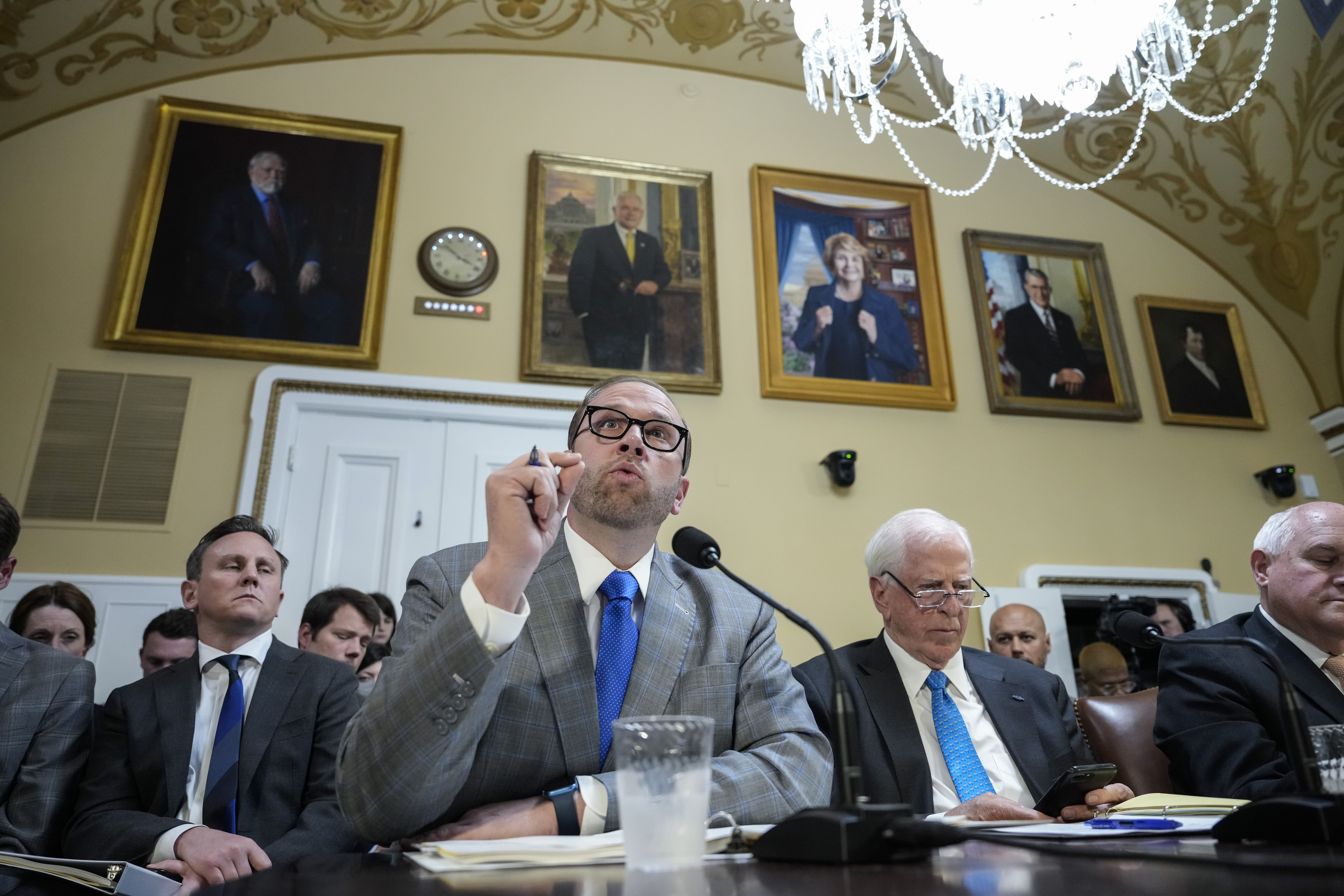 House Ways and Means Committee Chairman Rep. Jason Smith speaks during a meeting of the House Rules Committee to consider at the U.S. Capitol on May 30, 2023, in Washington, D.C.