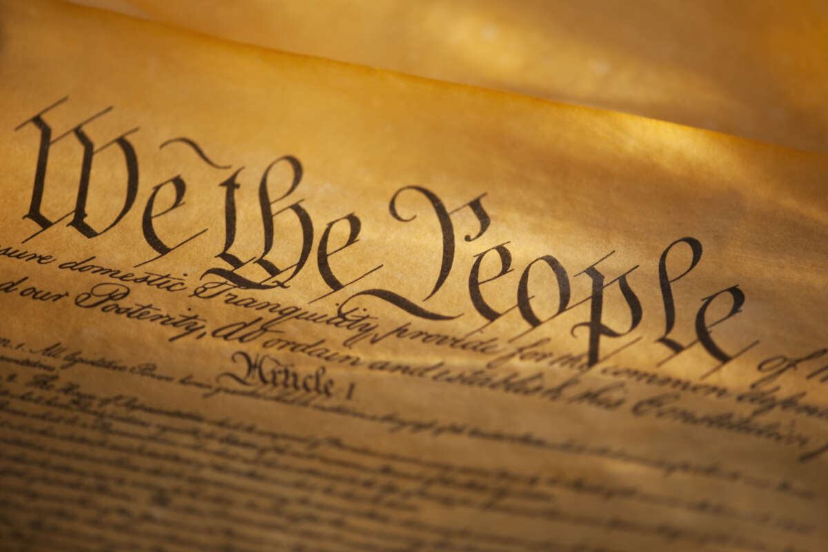 We The People US Constitution HD POSTER