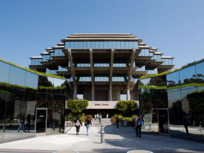 The Geisel Library at University Of California, San Diego, in La Jolla, California.