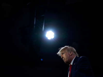 Former President Donald Trump speaks at the Faith and Freedom Road to Majority conference at the Washington Hilton on June 24, 2023, in Washington, D.C.