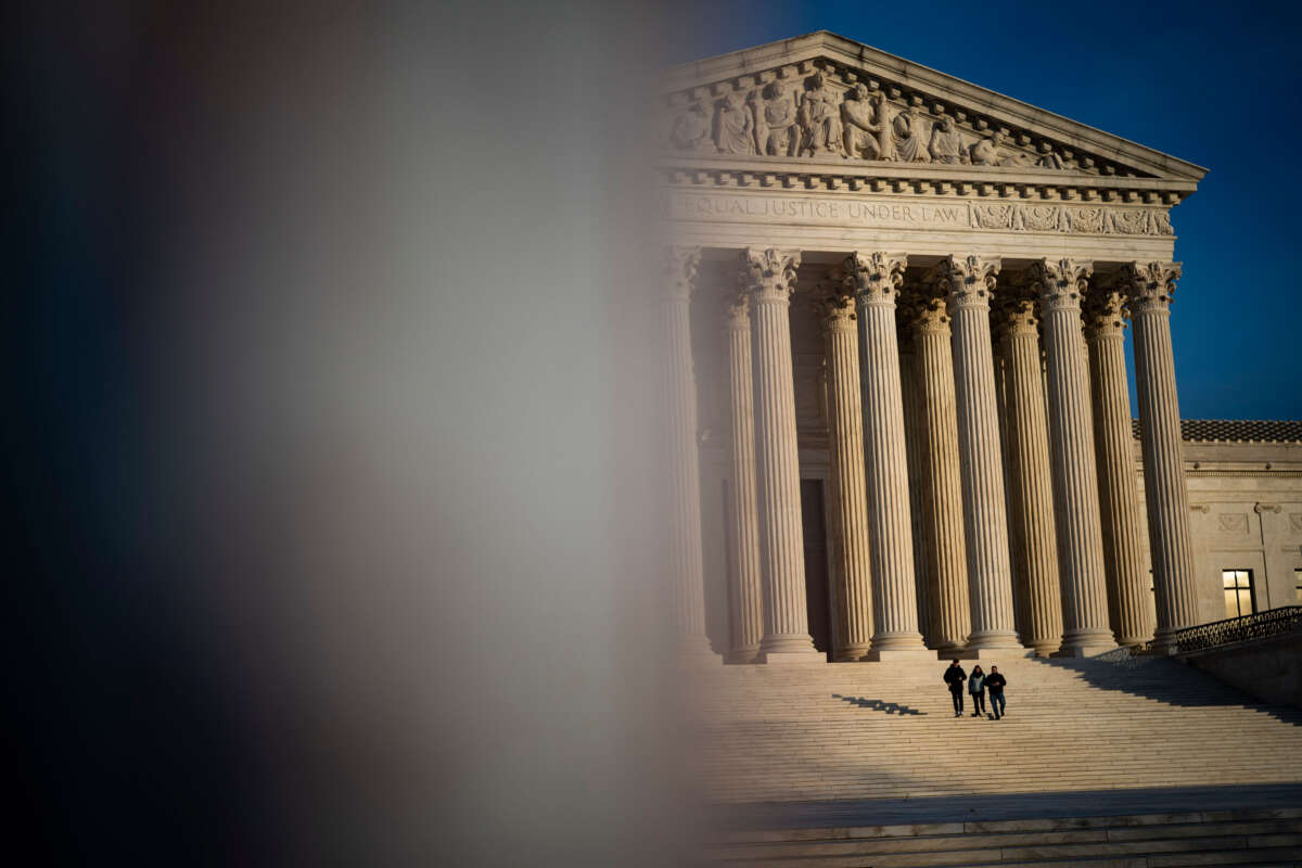The Supreme Court is pictured on January 27, 2022, in Washington, D.C.