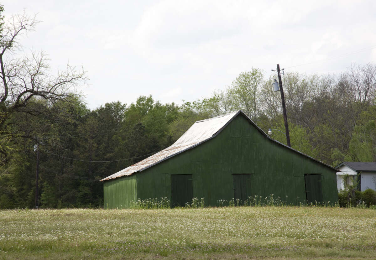 A field in Newbern, Alabama pictured on April 10, 2010.