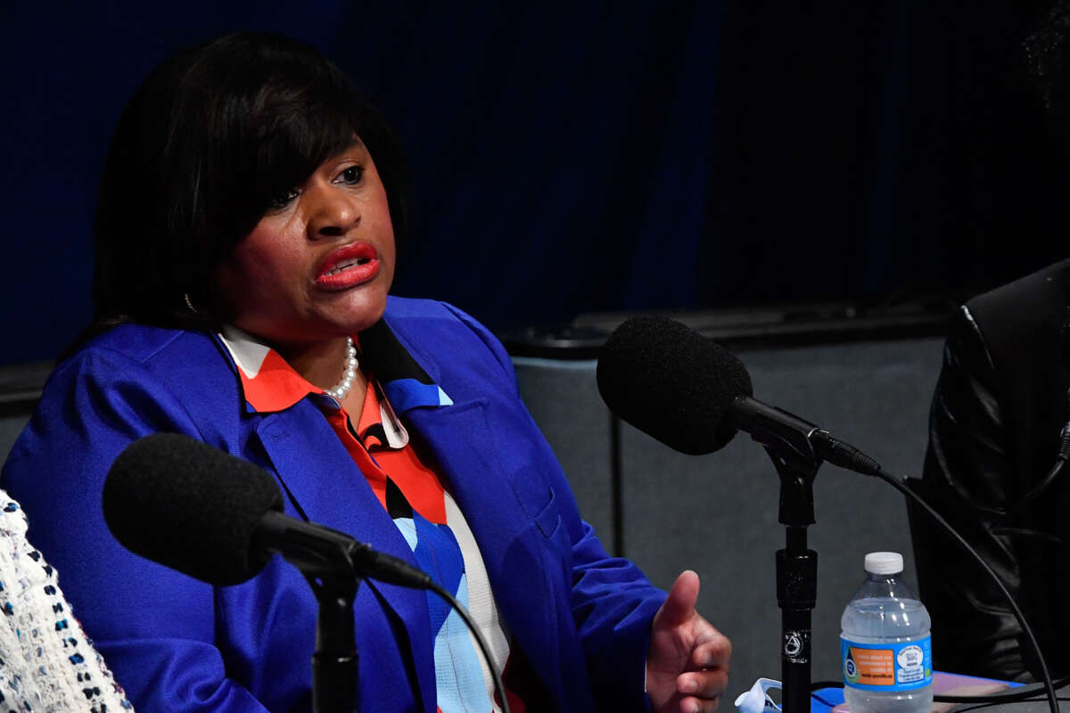 Minyon Moore speaks during an event at SiriusXM Studios on March 28, 2017, in Washington, D.C.