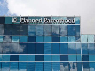 The outside of the Planned Parenthood headquarters is pictured on May 20, 2010, in Houston, Texas.