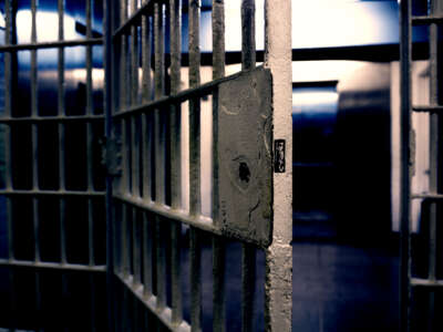 Prison cell door opening