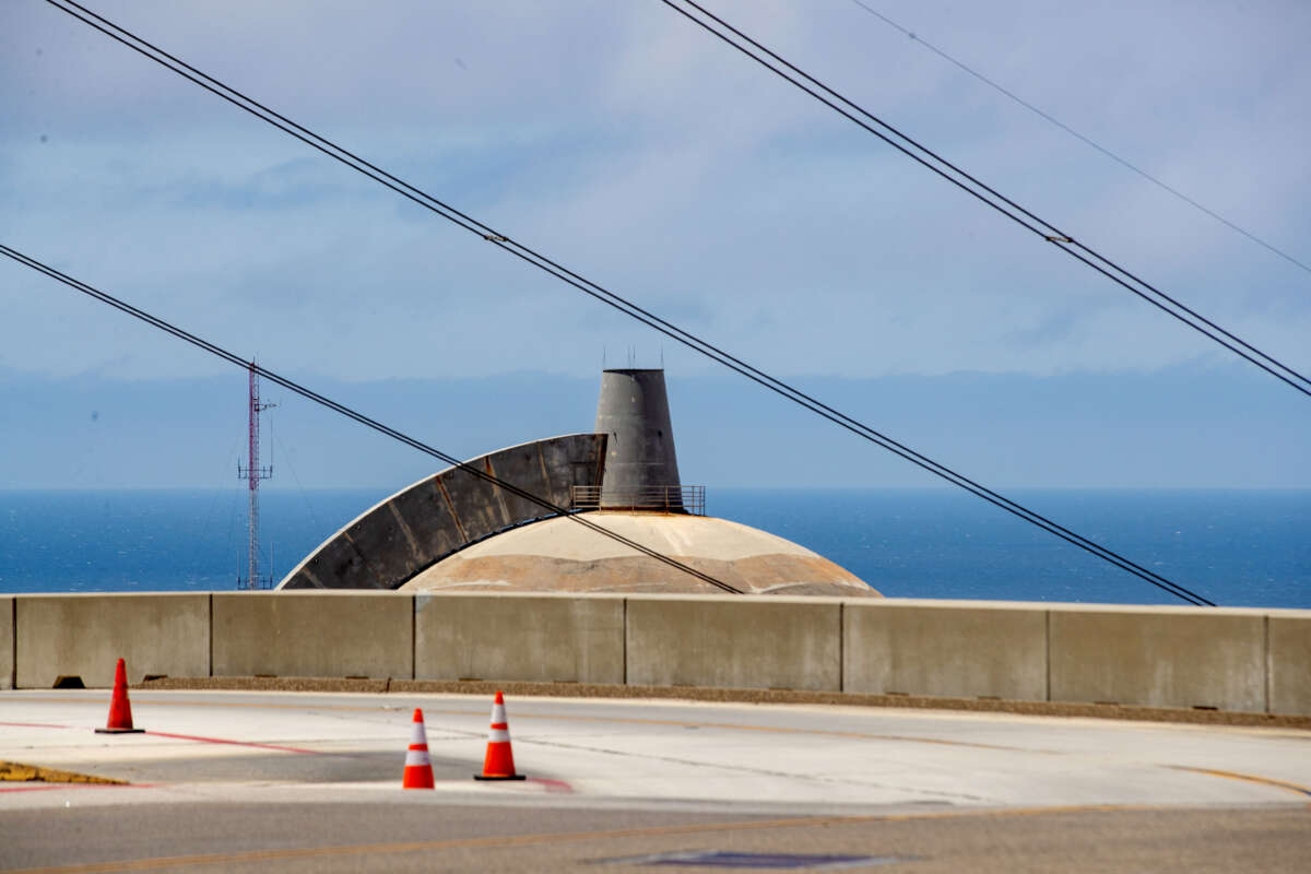 A dome on one of two containment buildings housing a nuclear reactor at Pacific Gas and Electric's Diablo Canyon Power Plant, the only operating nuclear powered plant in California on June 26, 2023, in Avila Beach, California.