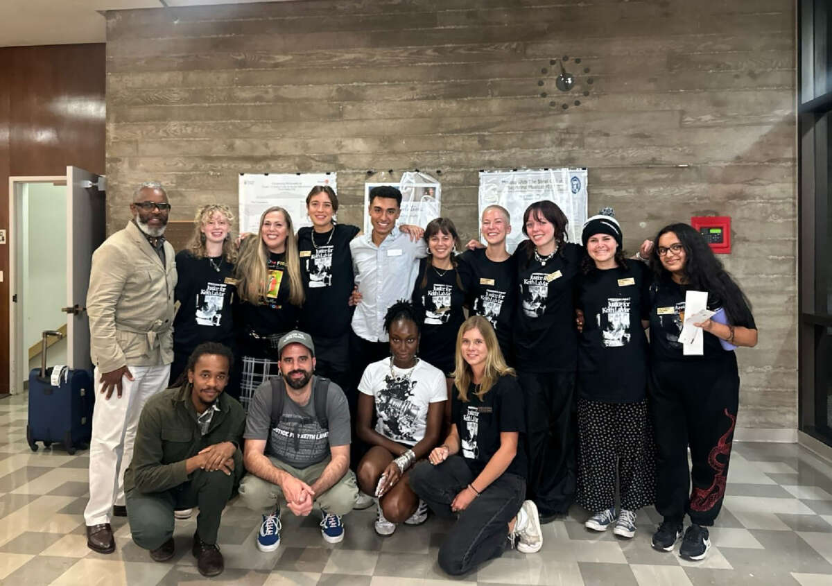 The "Freedom First" musicians, Keith LaMar's campaign crew and the Claremont Colleges 5C Prison Abolition Collective, which raised a significant amount of money to bring the concert to Pomona College, embraced each other to celebrate the event. 