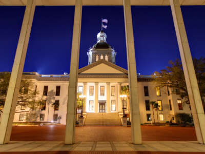 The Florida State Capitol is pictured in Tallahassee, Florida.