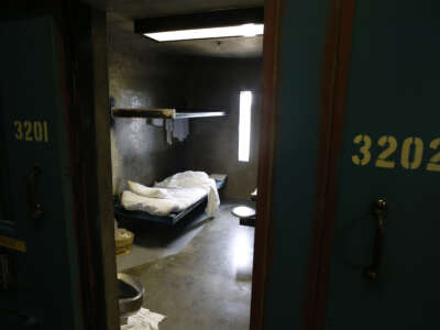 An unoccupied cell at security housing unit B at the California State Prison Sacramento on March 5, 2014, in Represa, California.