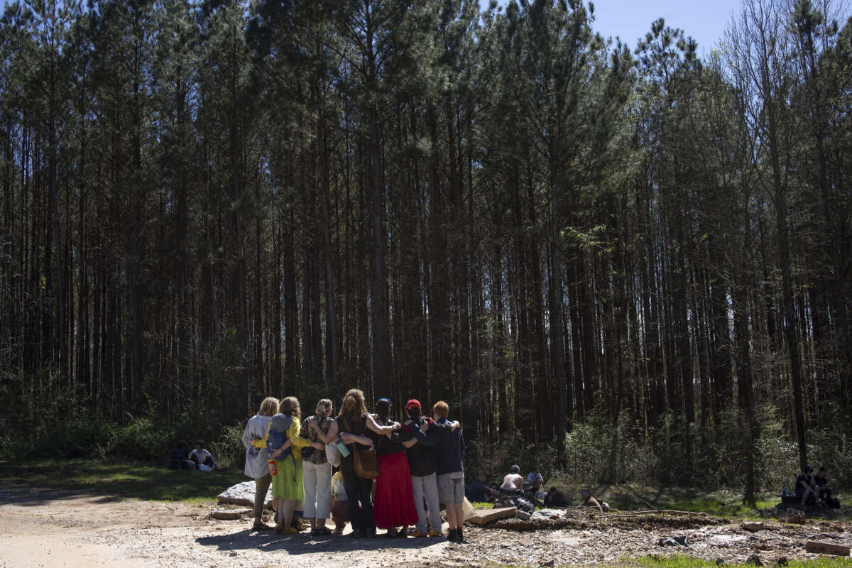 Environmental activists occupy Atlanta forest