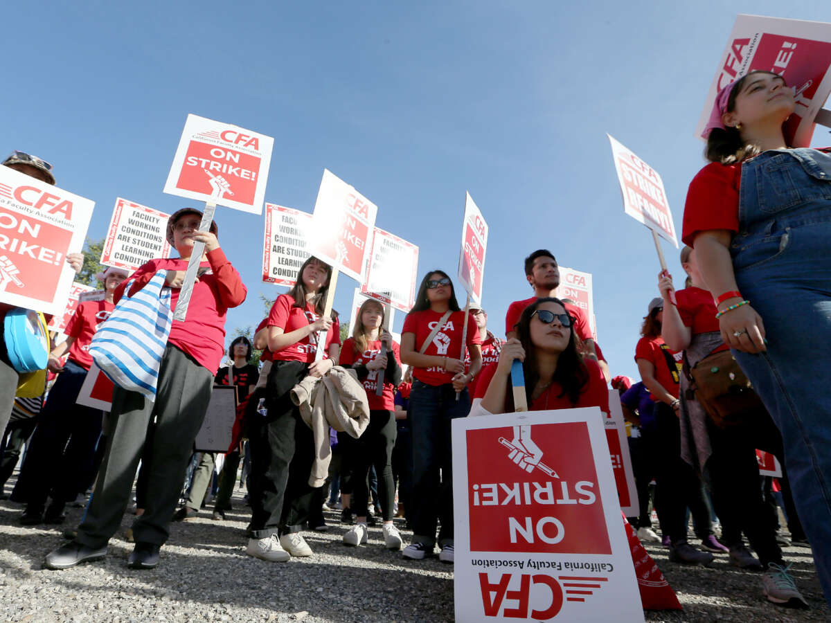 California State University Faculty Strike for Better Pay, Parental Leave