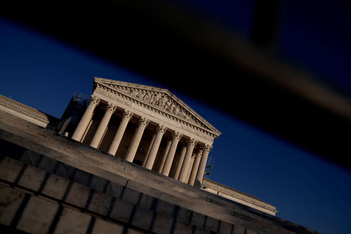 The U.S. Supreme Court is seen in Washington, D.C., on November 5, 2023.