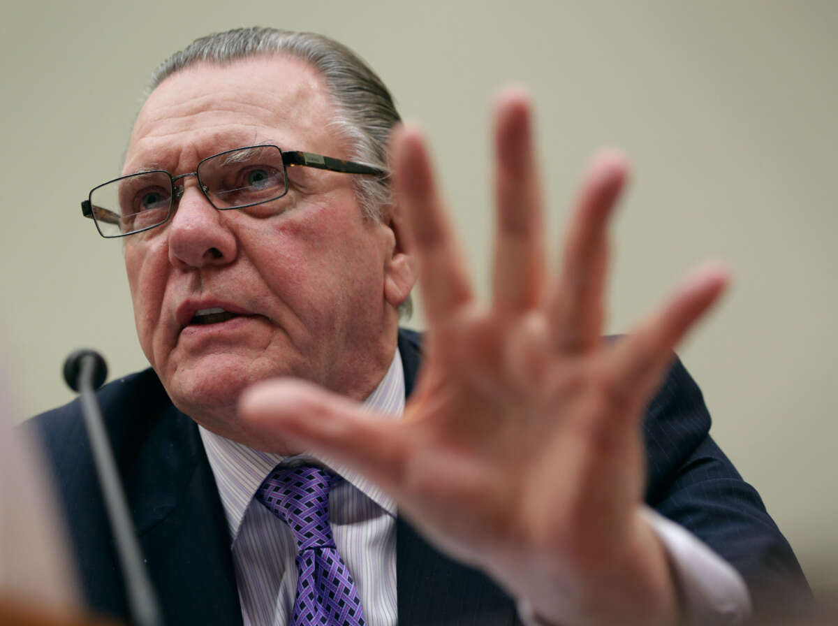 Chairman of the Board of the Institute for the Study of War, Retired Army Gen. Jack Keane, testifies during a joint hearing on Capitol Hill in Washington, D.C., on July 15, 2014.