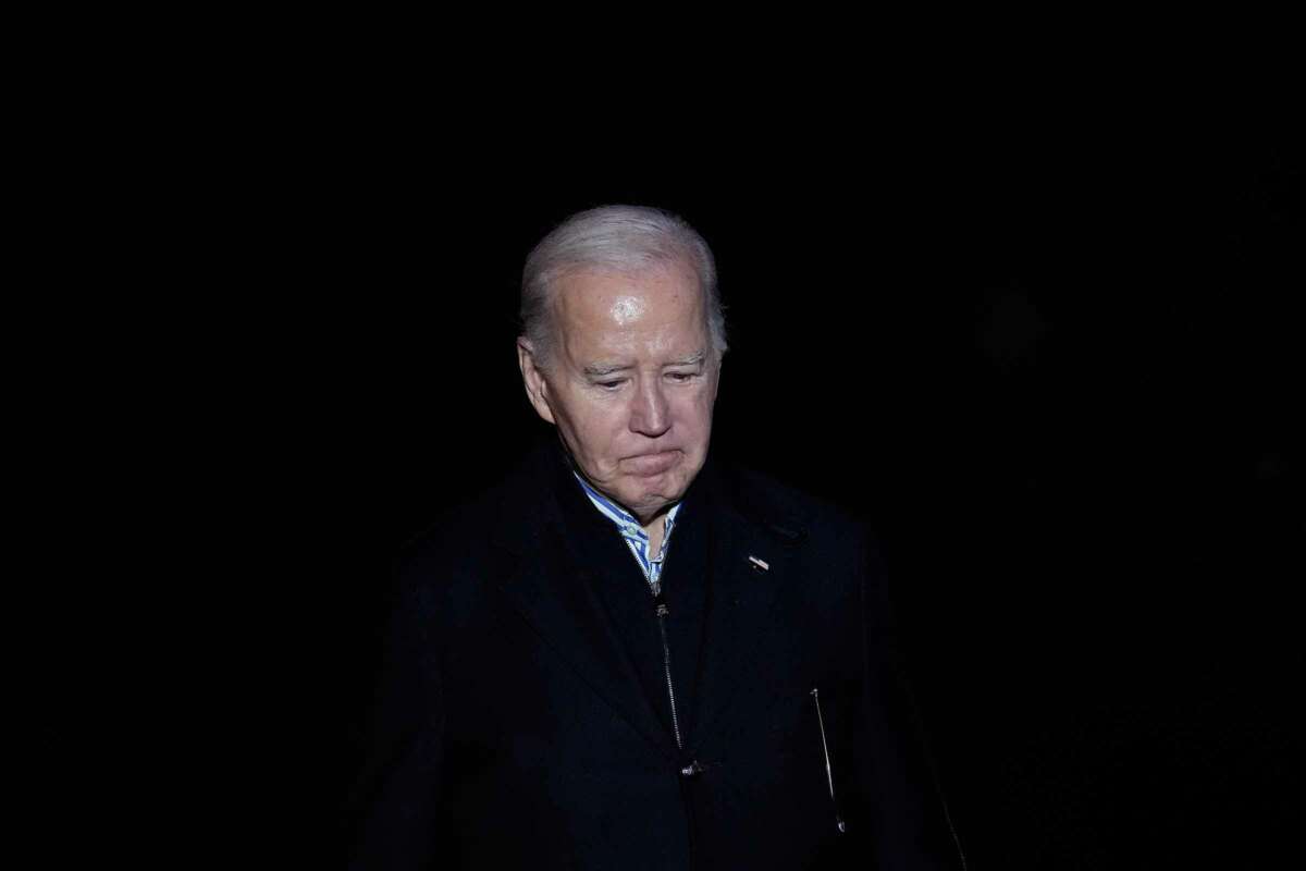 Joe Biden frowns