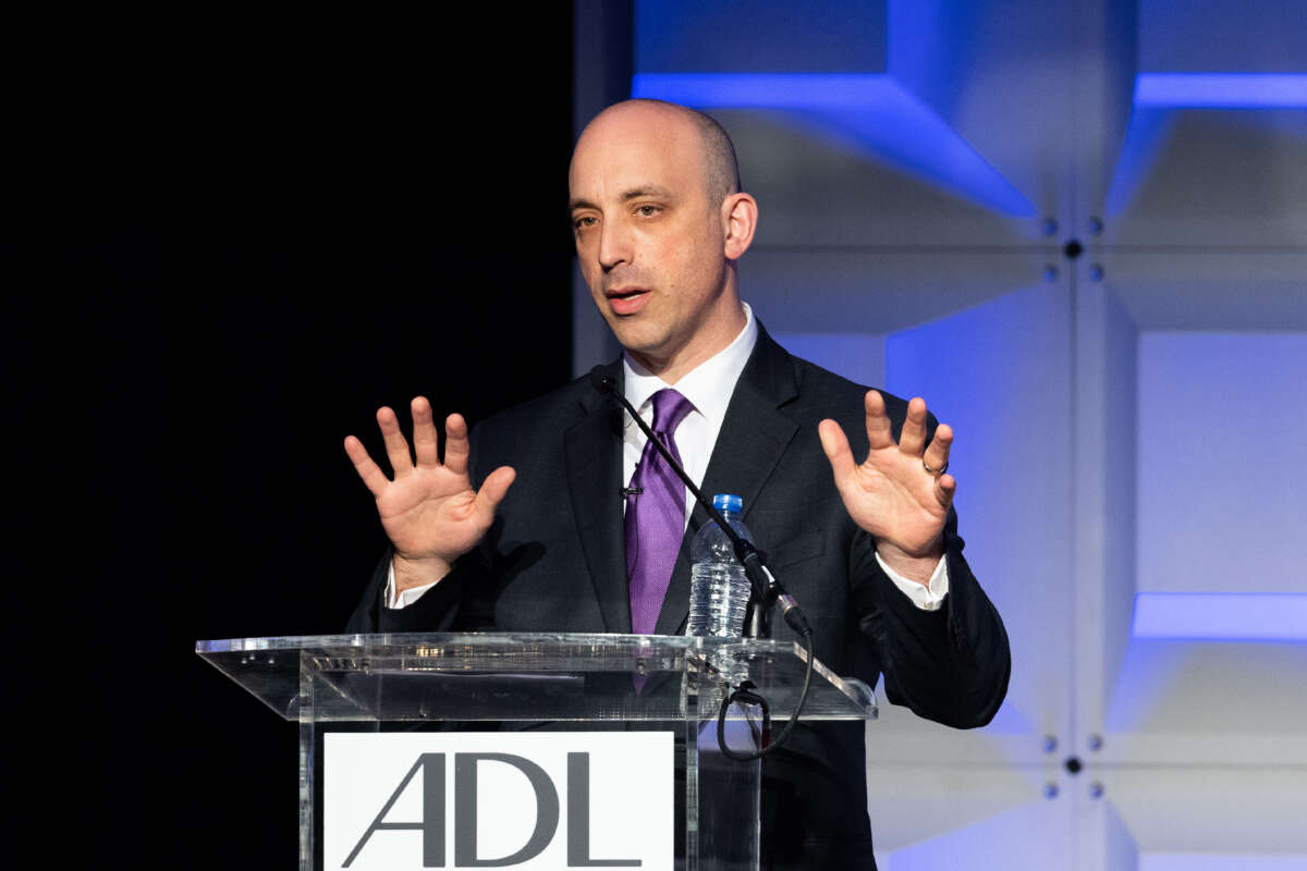 Jonathan Greenblatt, Anti-Defamation League (ADL) CEO and National Director, speaks at the ADL National Leadership Summit in Washington, D.C., on May 6, 2018.