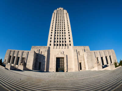 The Louisiana State Capitol is pictured in Baton Rouge, Louisiana.