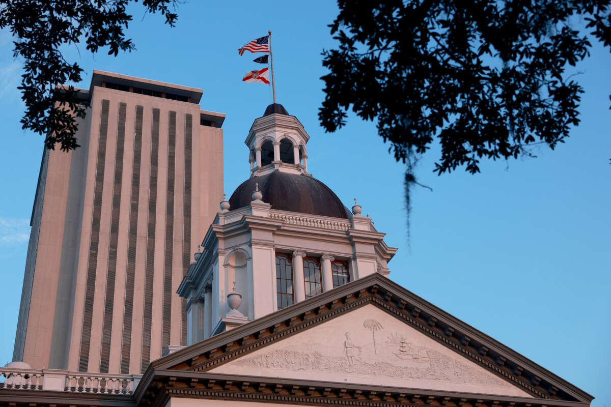 The Florida State Capitol is pictured in Tallahassee, Florida.