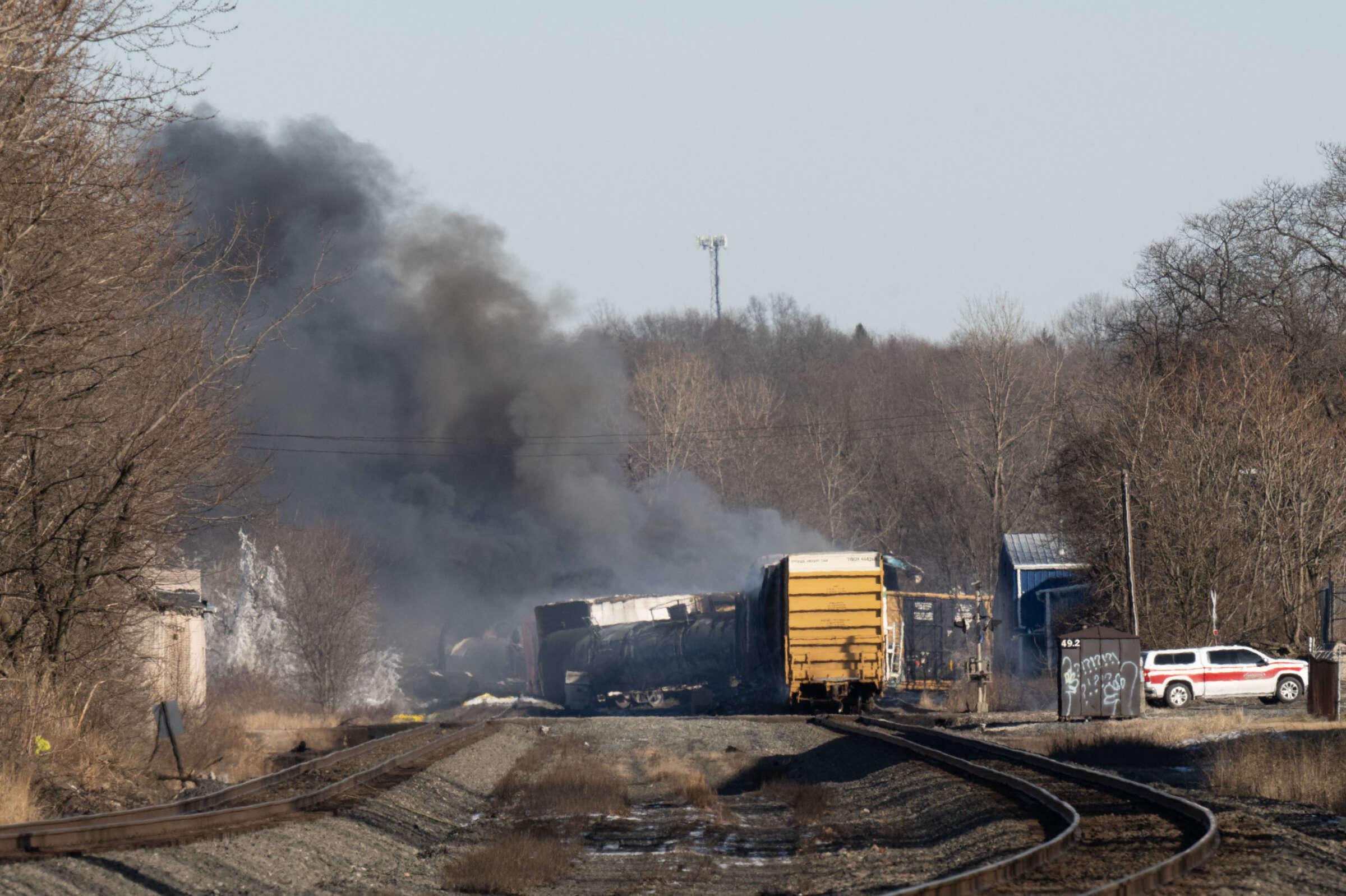 Some Residents Say East Palestine Still Isn’t Safe a Year After Train
