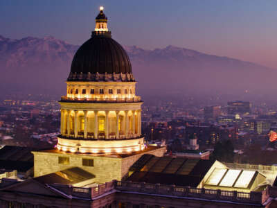 The Utah State Capitol is pictured in Salt Lake City, Utah.