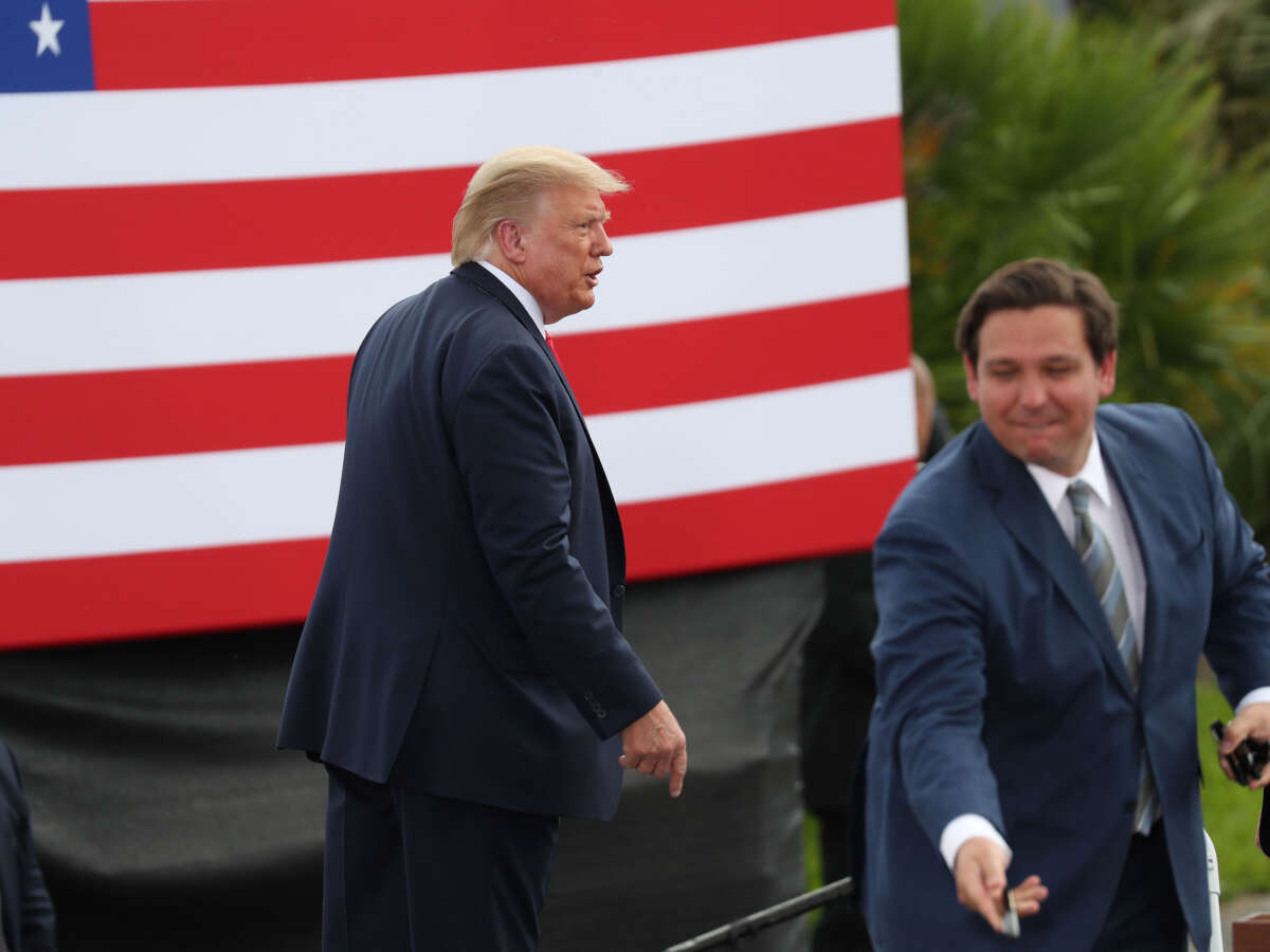 DeSantis Vows to Veto GOP Bill to Pay Trump’s Legal Fees With Taxpayer Money