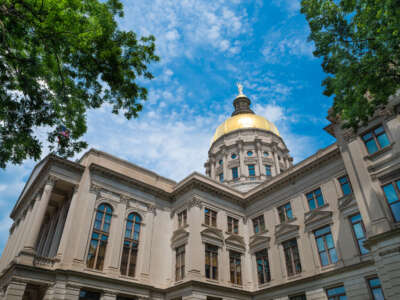 The Georgia Capitol is pictured in Atlanta, Georgia.