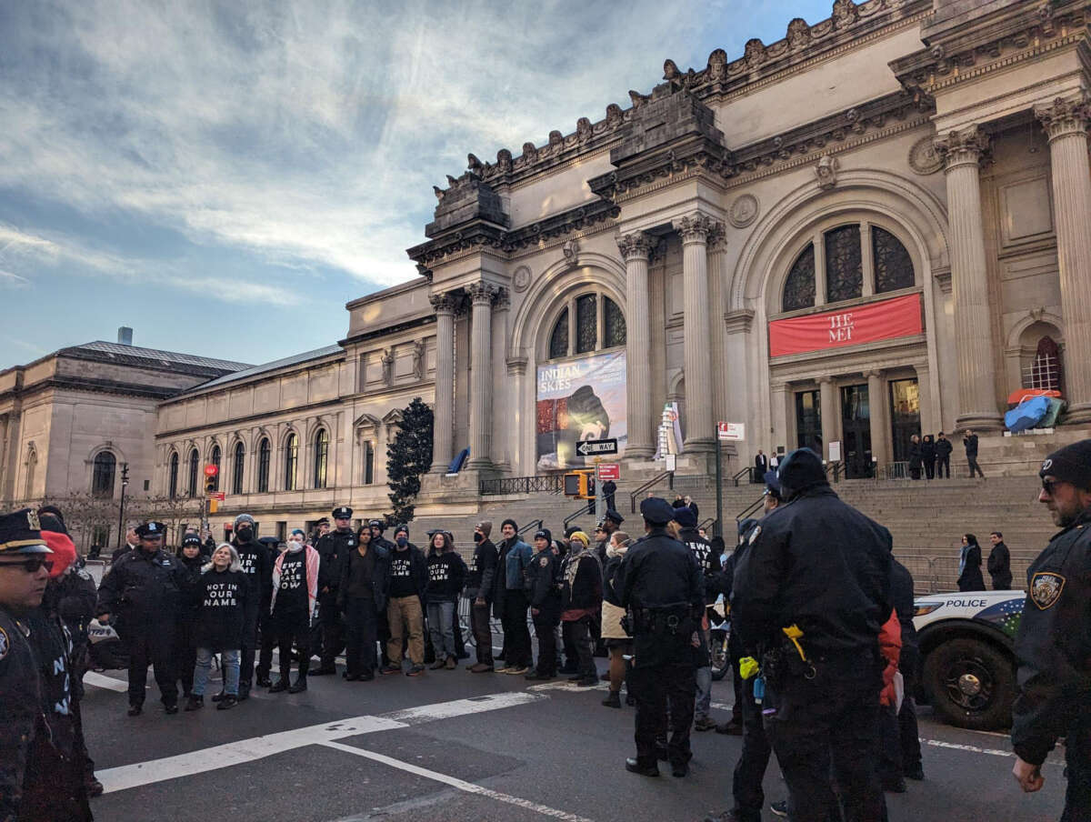 Hundreds of Jewish demonstrators gathered in New York City on Wednesday, February 7, 2024, to protest against the United States' continued funding of Israel's war on Gaza and to call for a permanent ceasefire.