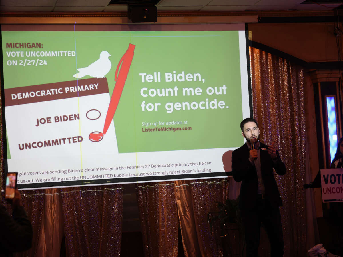 Organizers Say Michigan’s “Uncommitted” Campaign Is Spreading to Other States