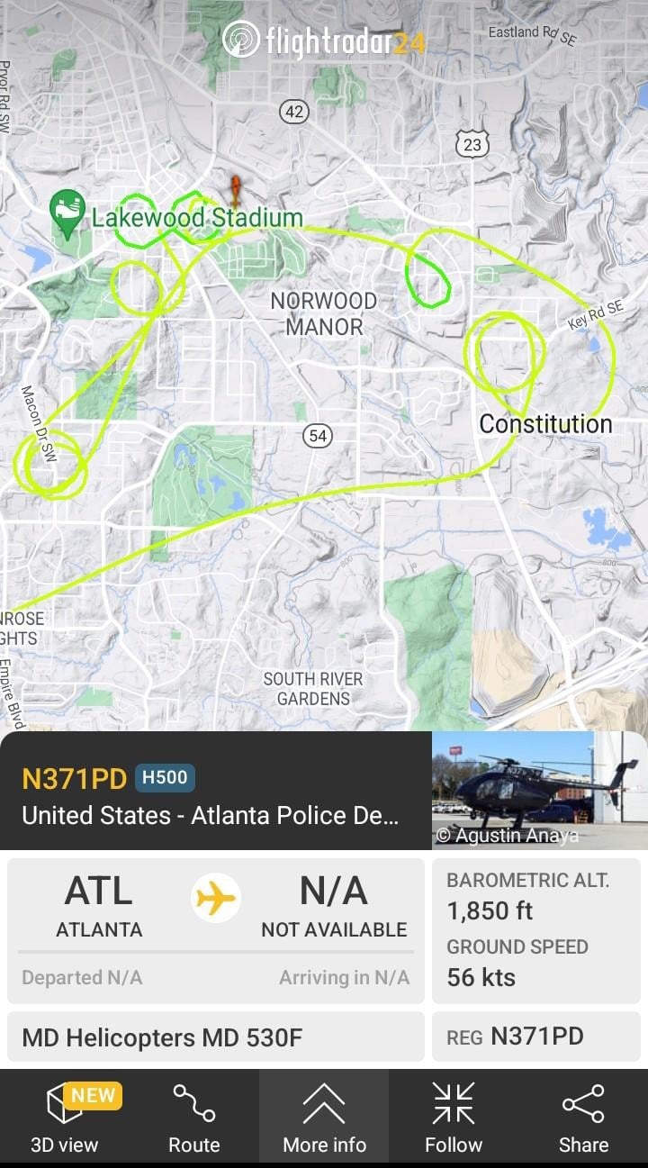 Flight data obtained by Unicorn Riot shows a police helicopter circled the three residences in the days before raiding the homes.