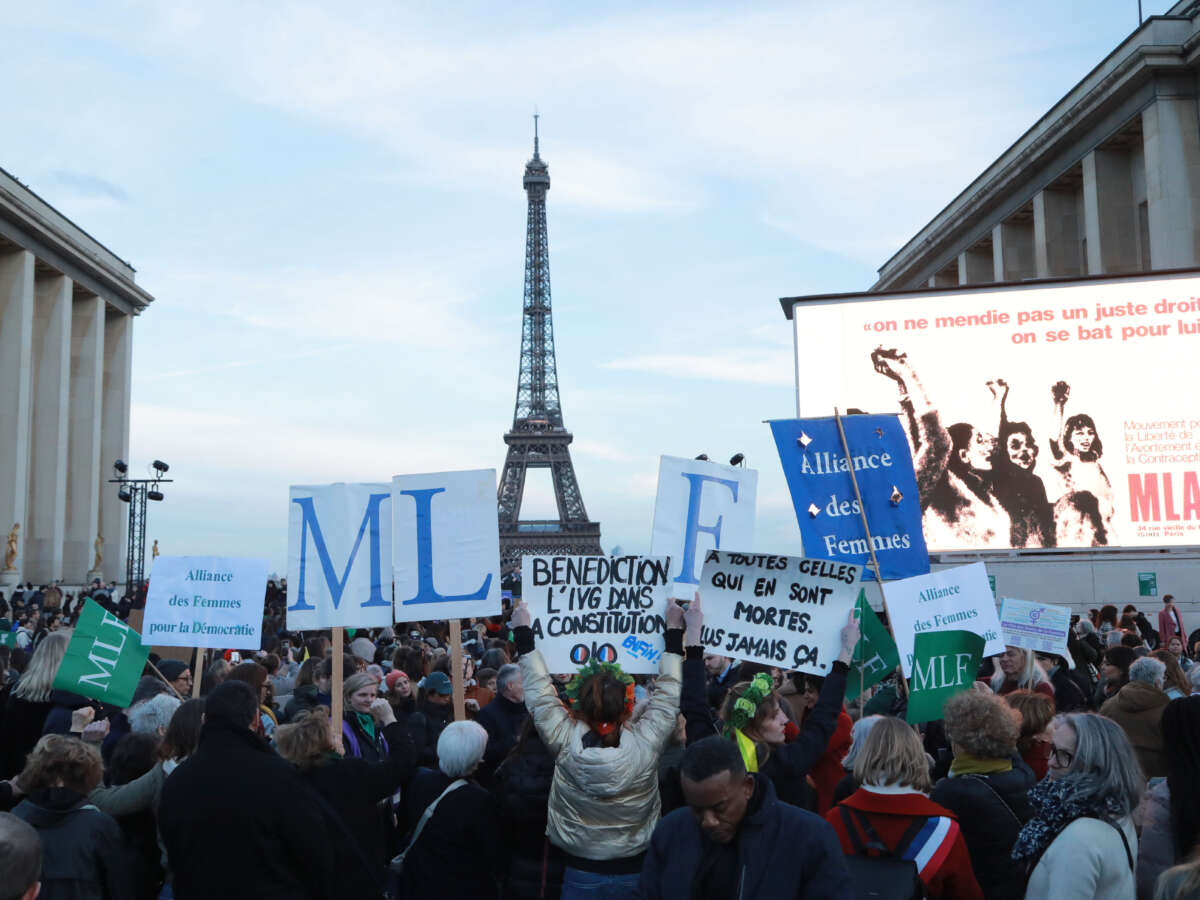France Becomes First Country to Enshrine Abortion Rights in Its Constitution