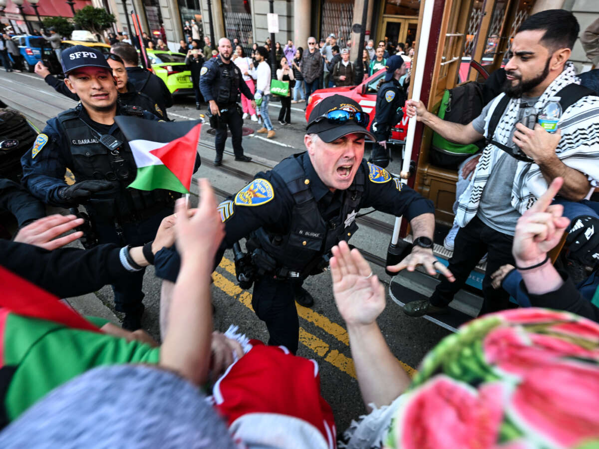 Opponents of Bay Area Police Training Center Mobilize for Palestine